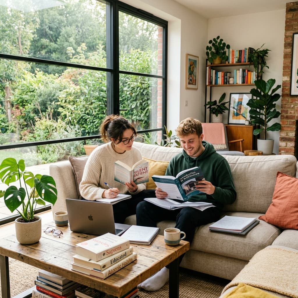 Osoby uczące się i czytające razem